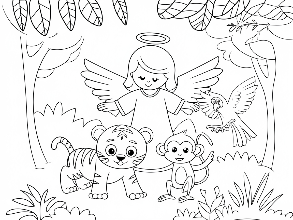 Jungle Joy with Angel and Animal Friends