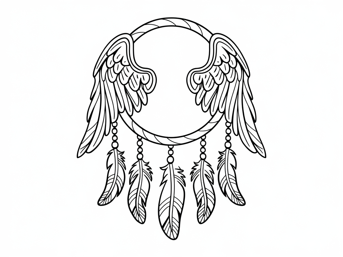 Discover the Serenity of Angel Wing Dreamcatchers