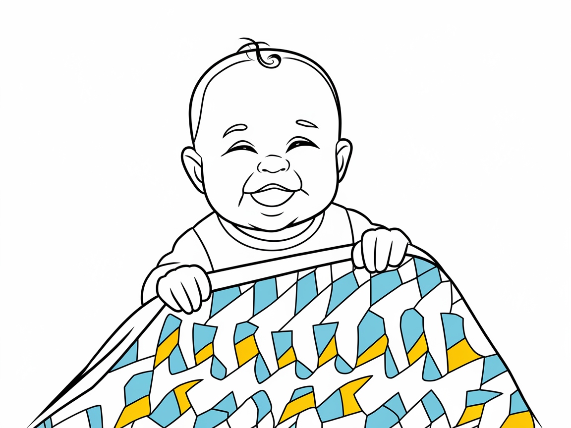 Peek-a-Boo Baby: Joy Behind the Blanket