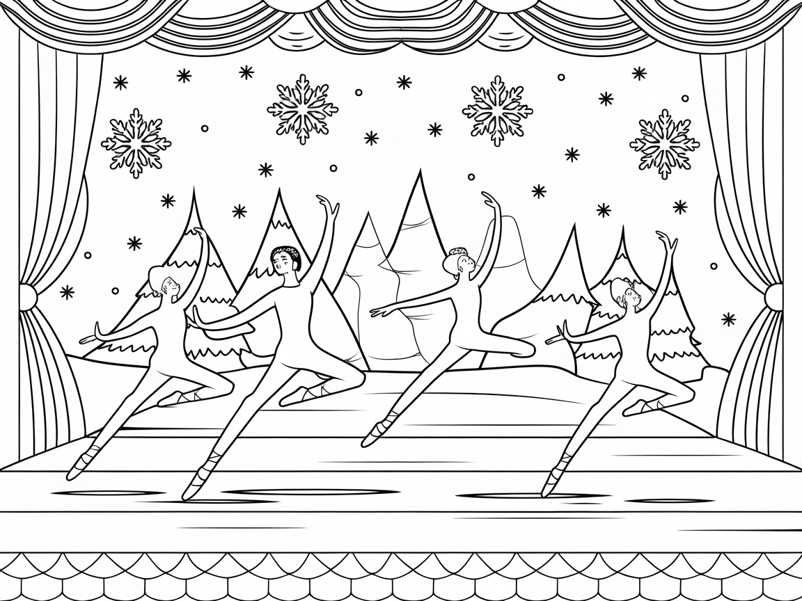 Winter Wonderland Ballet on Stage