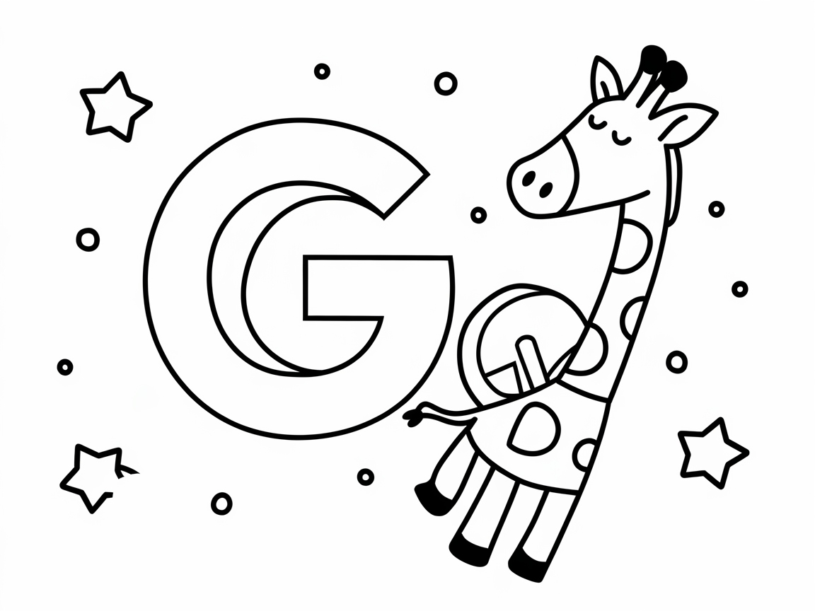 Giraffe Galore: Embrace the Letter G