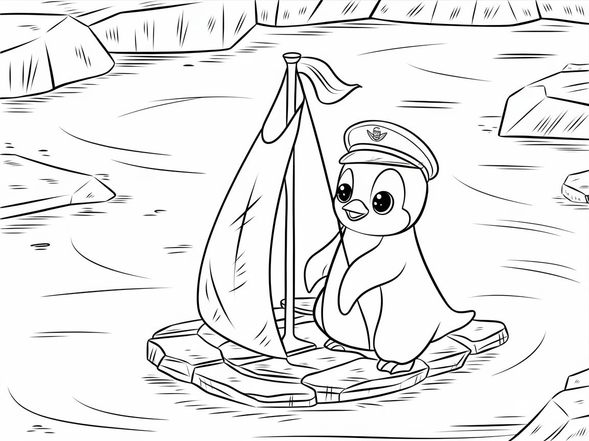 Sail Away with This Adventurous Penguin