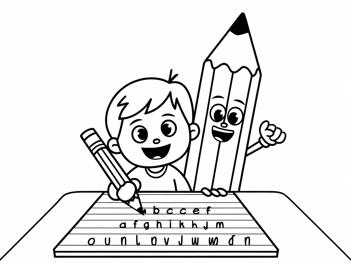 Get Writing with This Fun Alphabet Practice Page