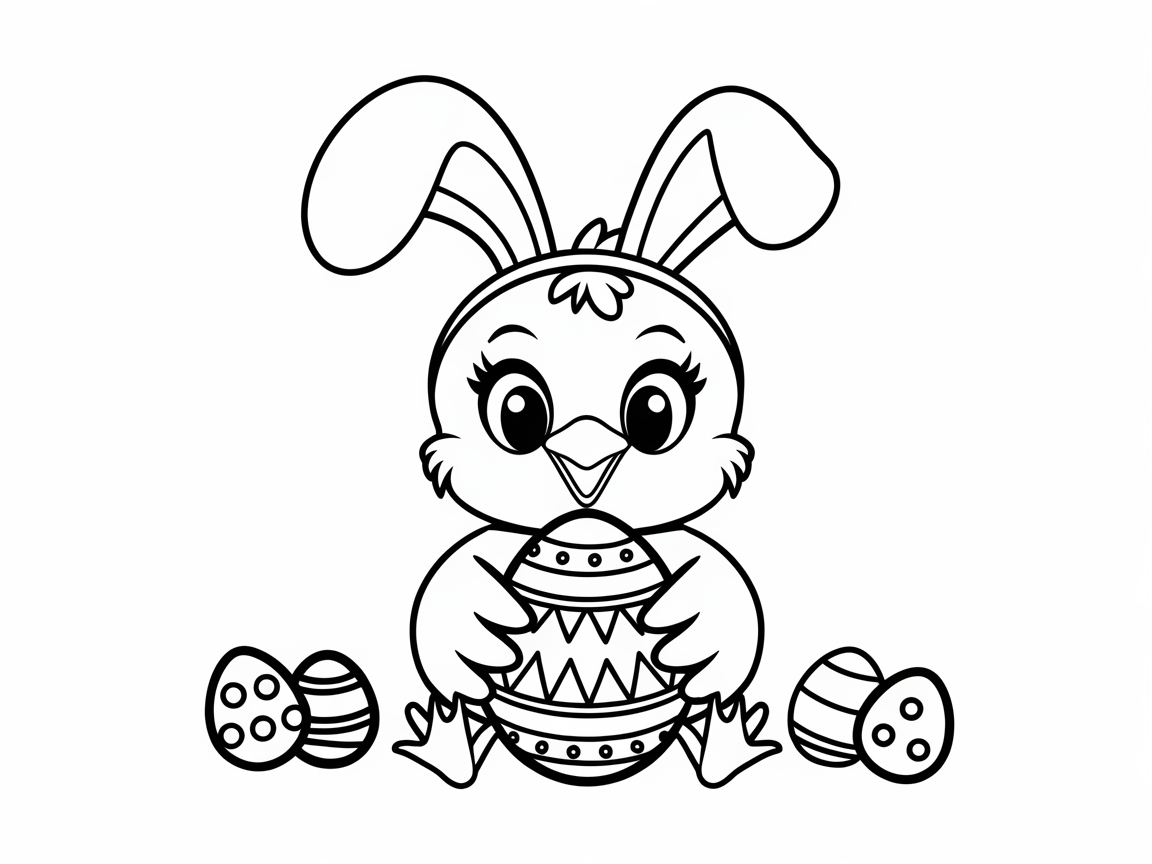 Celebrate Easter with a Bunny-Eared Chick