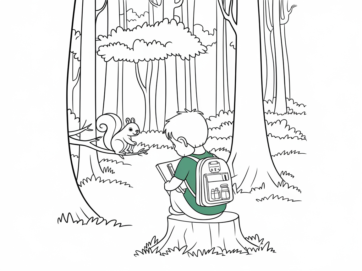Join This Little Naturalist on a Forest Adventure