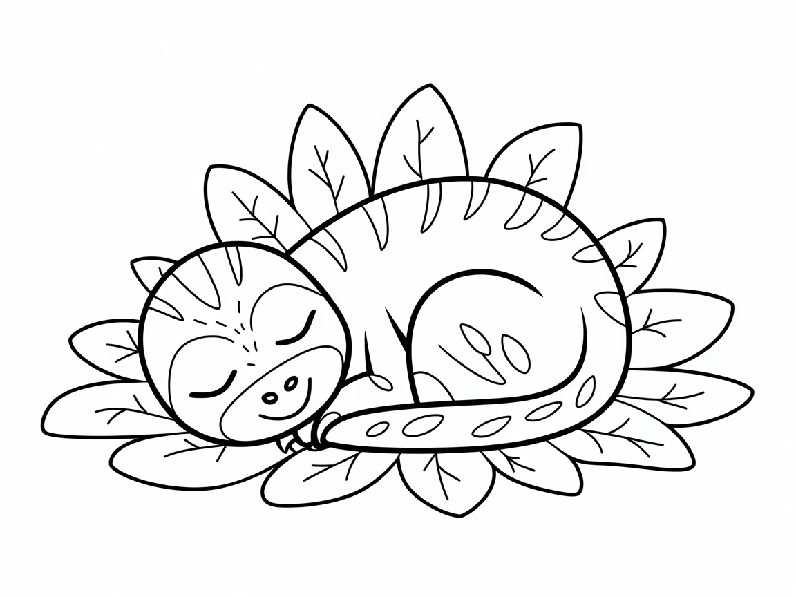 Sweetly Sleeping Baby Raptor