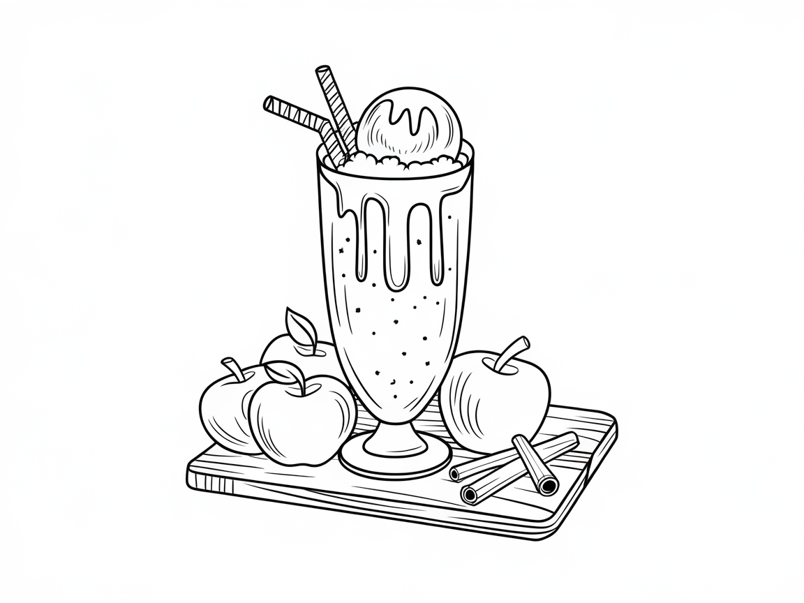 Savor the Sweetness: Apple Cider Float Delight