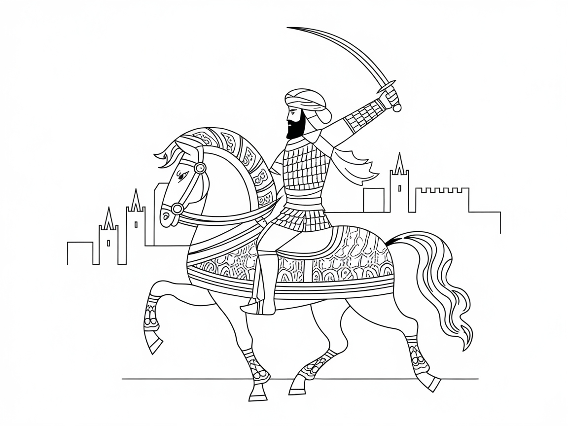 Ride into Battle with This Majestic Cavalry Warrior