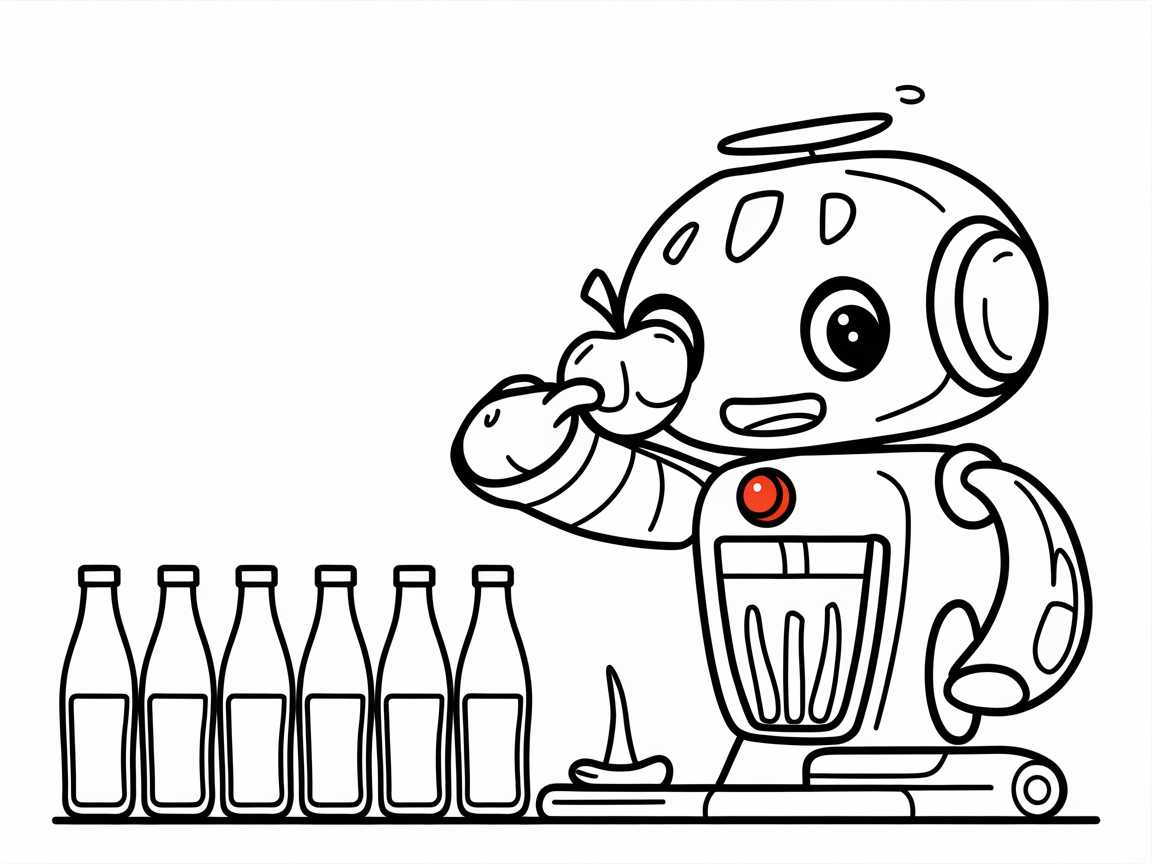 Get Creative with This Adorable Robot and Apple Machine