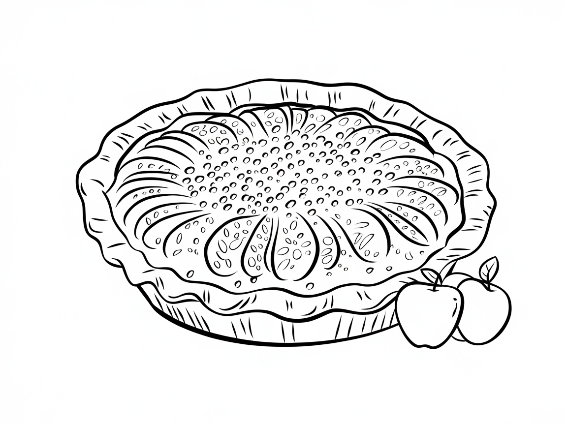 Classic Apple Pie Elegance Awaits Your Colors
