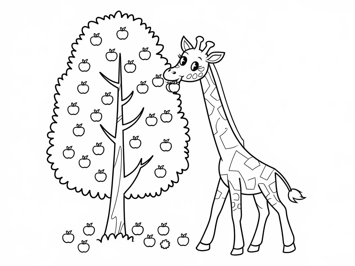 Reach New Heights with This Apple-Loving Giraffe