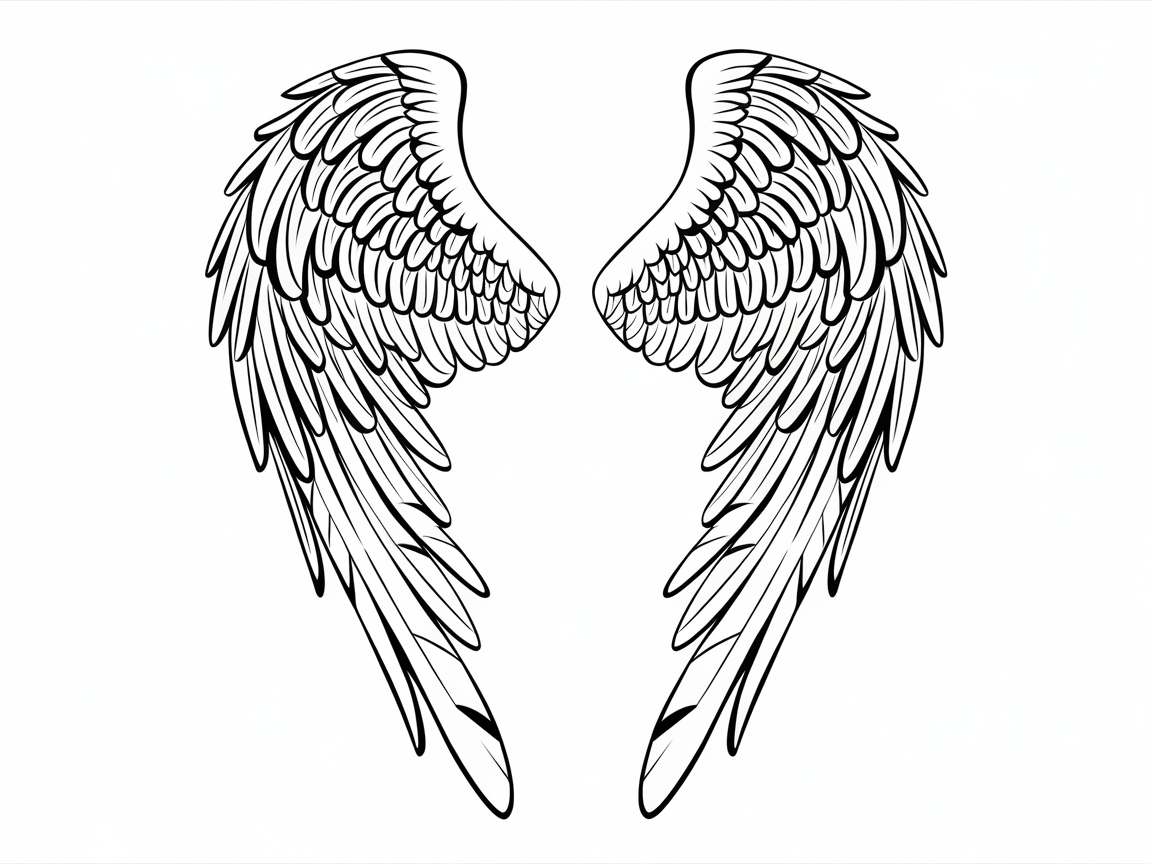 Elevate Your Art with Classic Angel Wings
