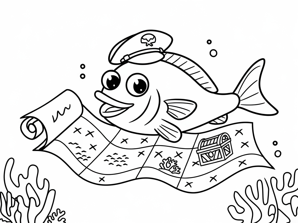 Set Sail with This Treasure-Seeking Captain Fish