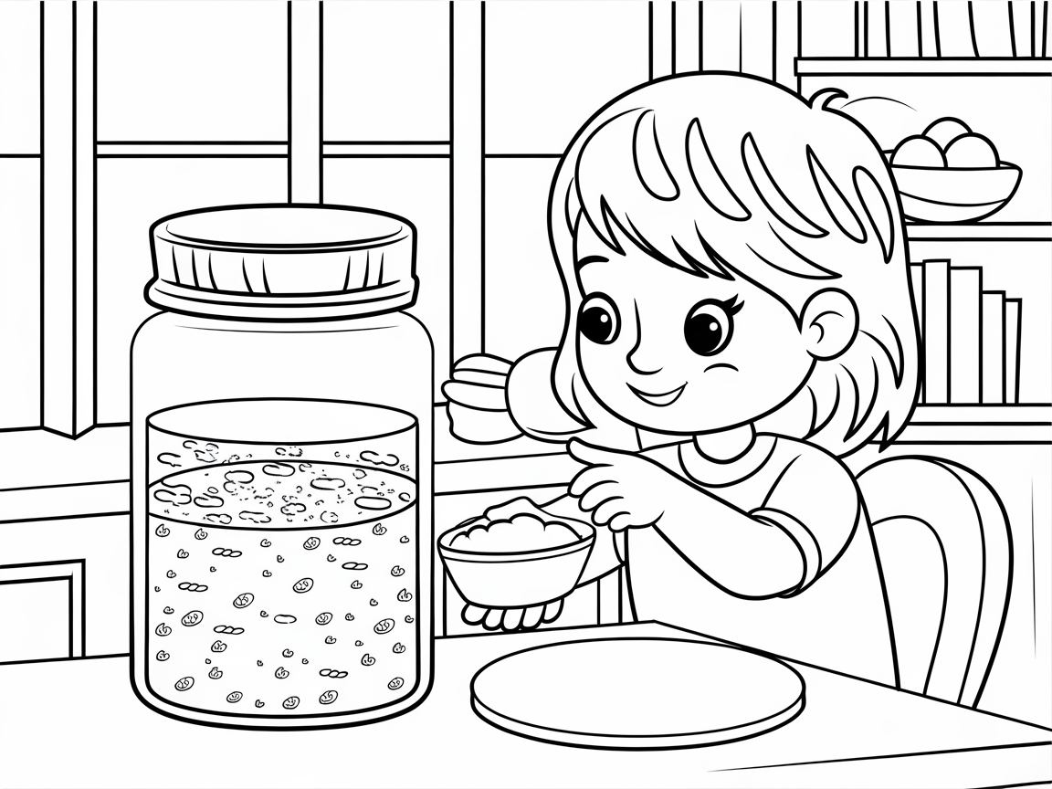Explore Fermentation Fun with This Kid-Friendly Coloring Page