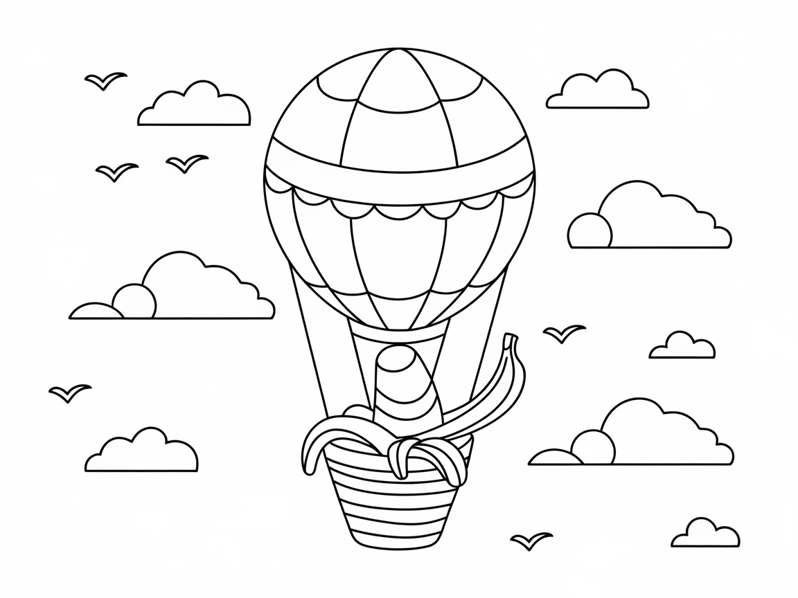 Soar High with This Hot Air Balloon Banana Split