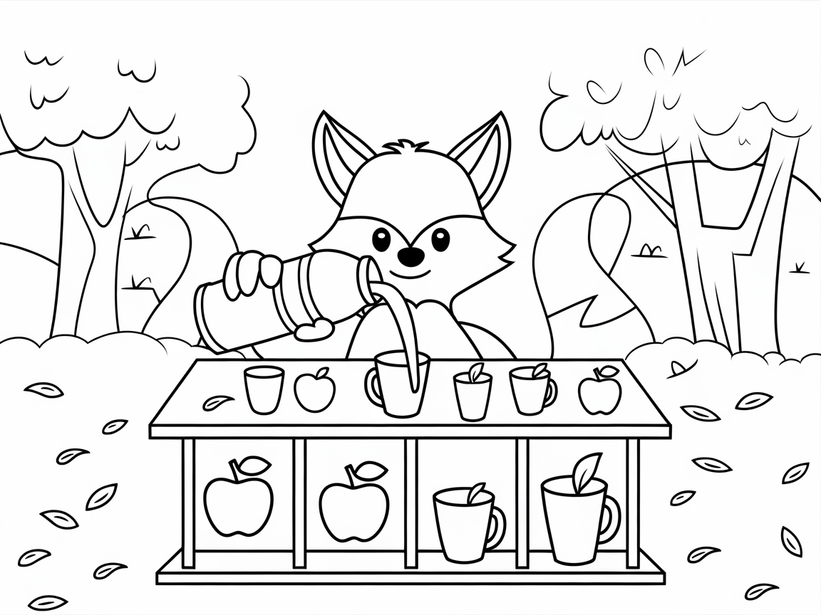 Join This Fox for an Apple Stand Adventure