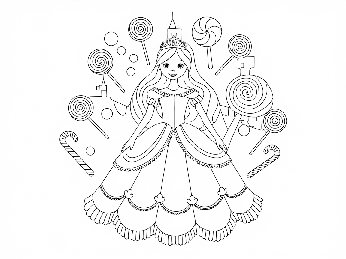 Sweet Tooth Princess in Candyland