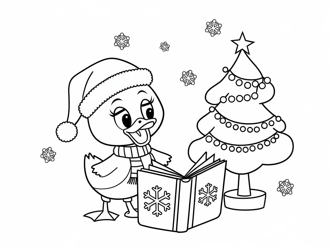 Holiday Cheer with This Festive Duckling