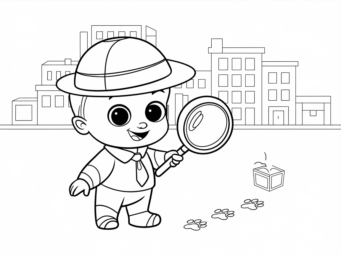 Little Detective Baby on the Case