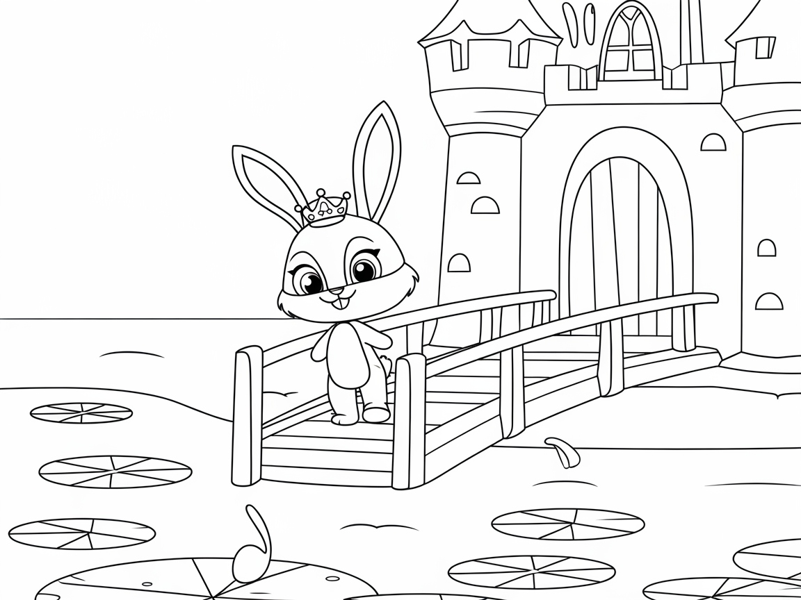 Royal Bunny Adventure at the Castle