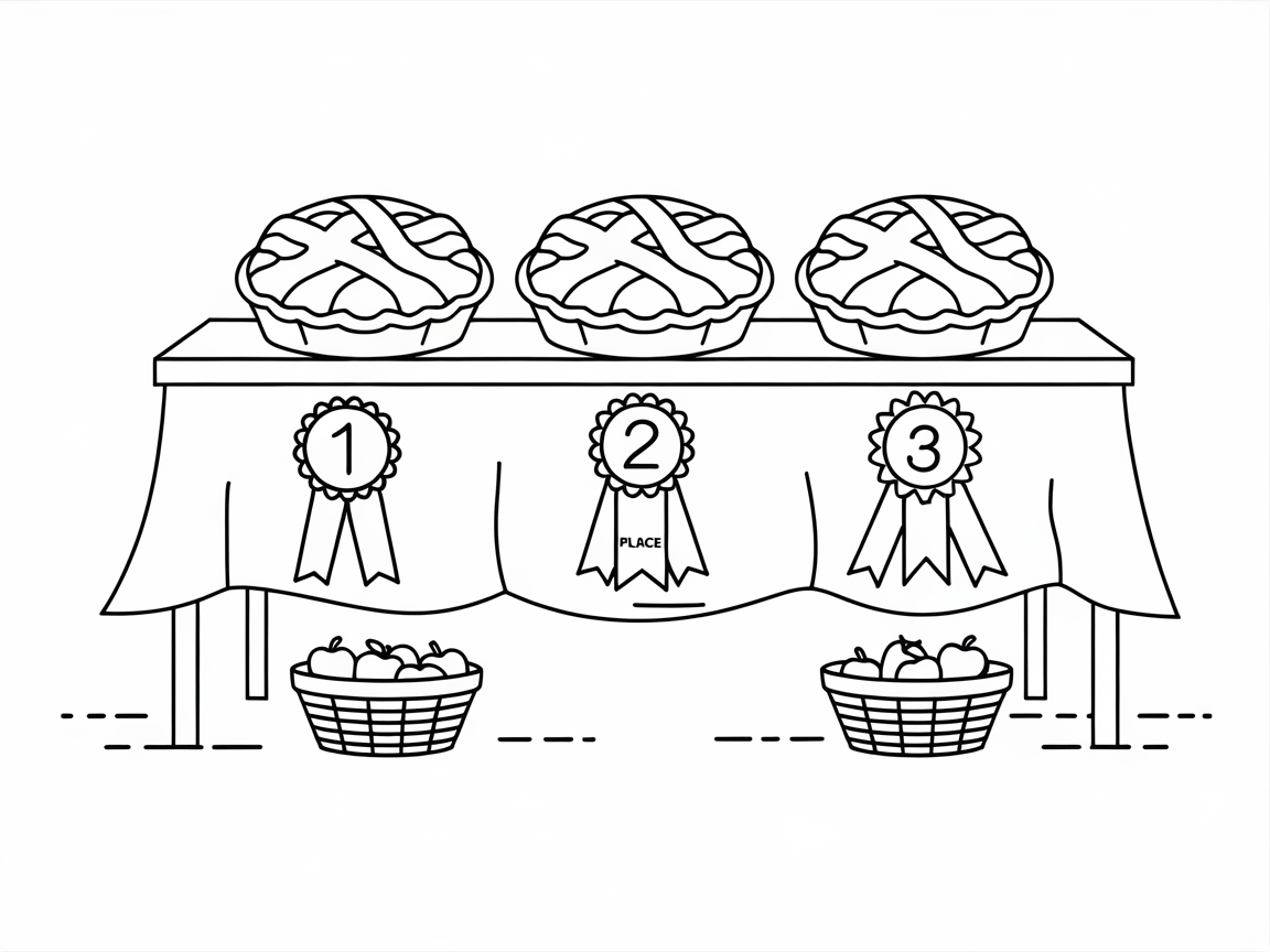 Pie Contest Prize Table