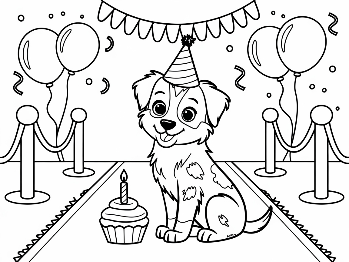 Party Time with This Birthday Pup
