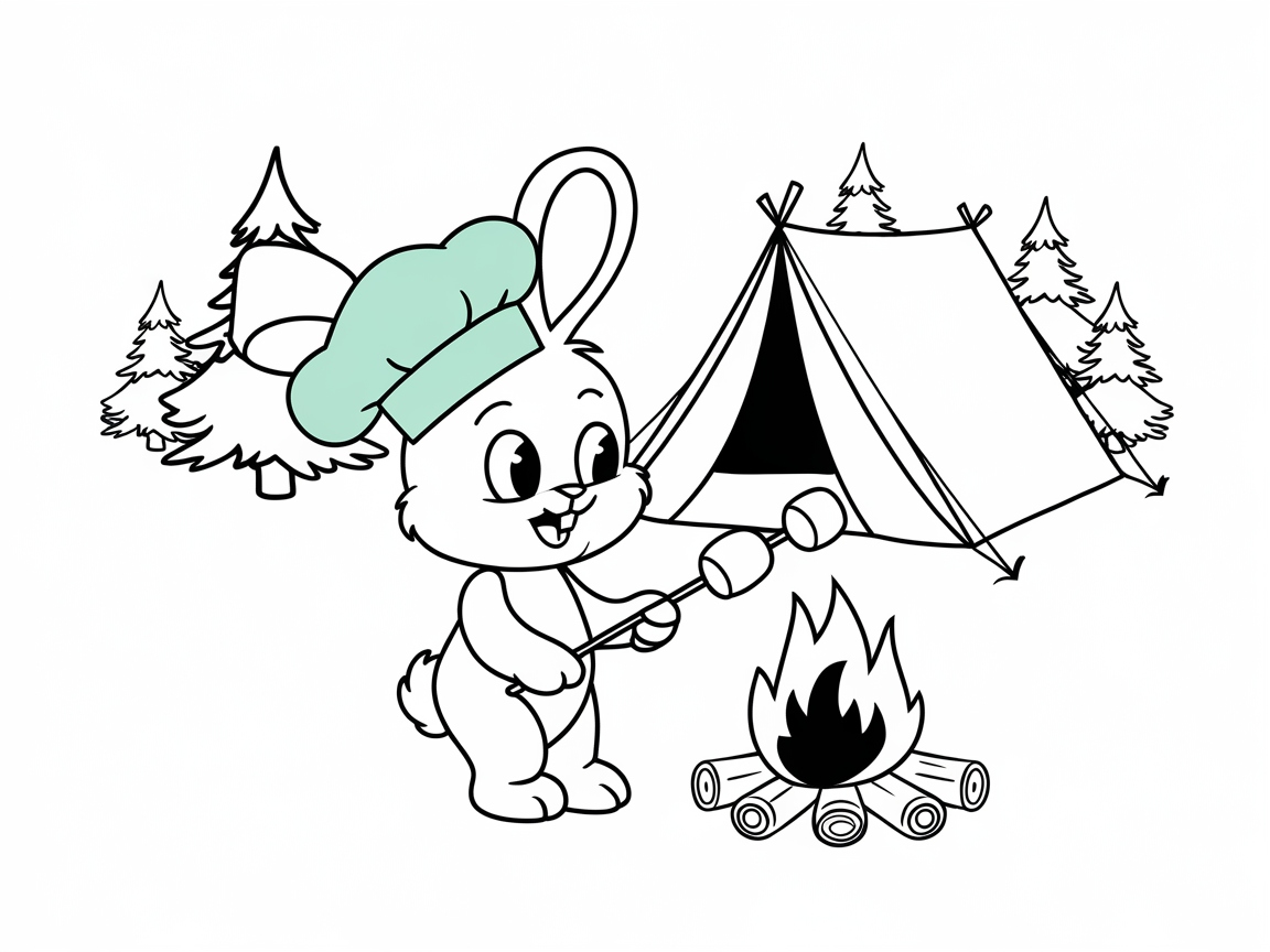 Camping Fun with Bunny