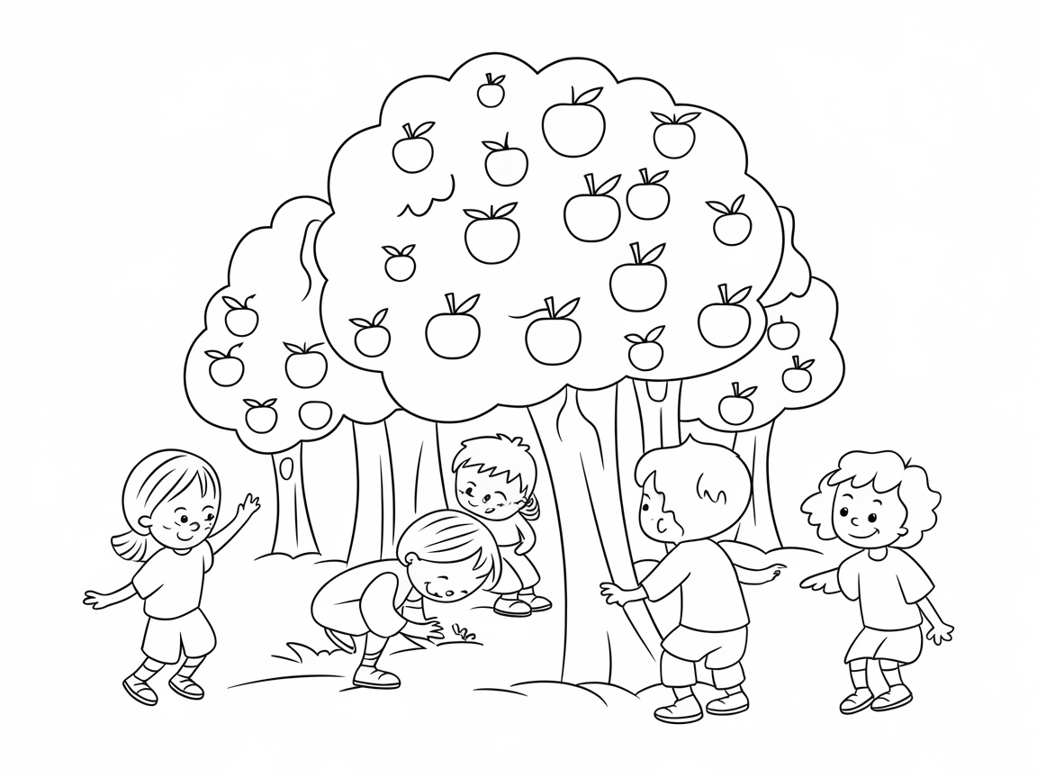 Join the Fun with Kids in the Apple Orchard