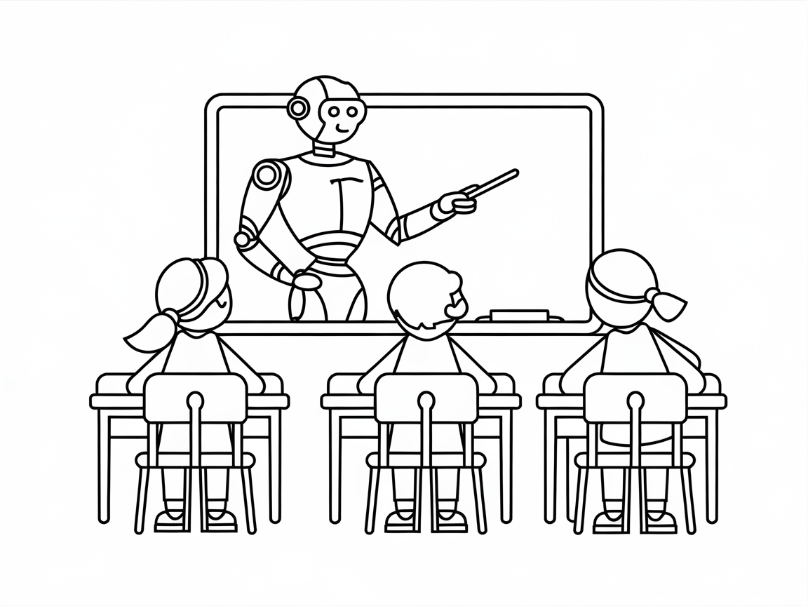 Classroom Robot Teaching Time