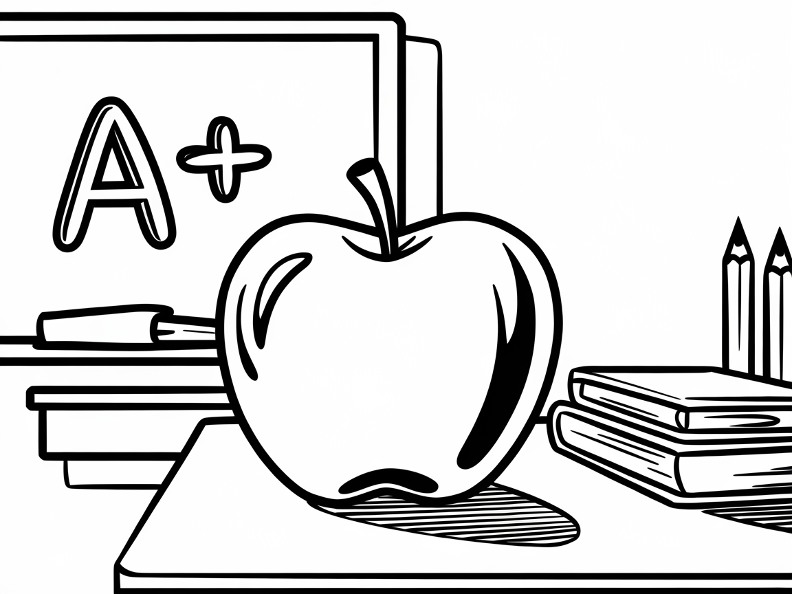 Ace This Apple-Themed Classroom Scene