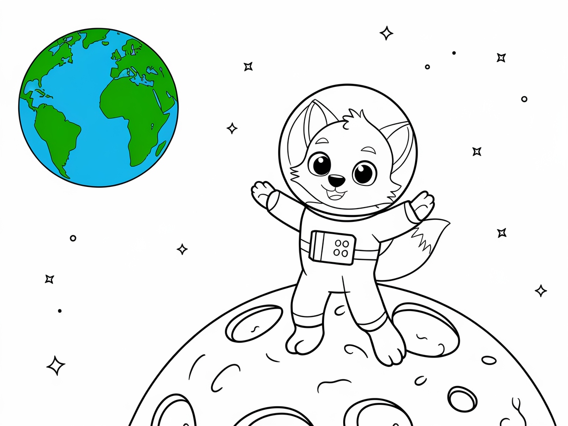 Out-of-This-World Adventure with Astronaut Fox