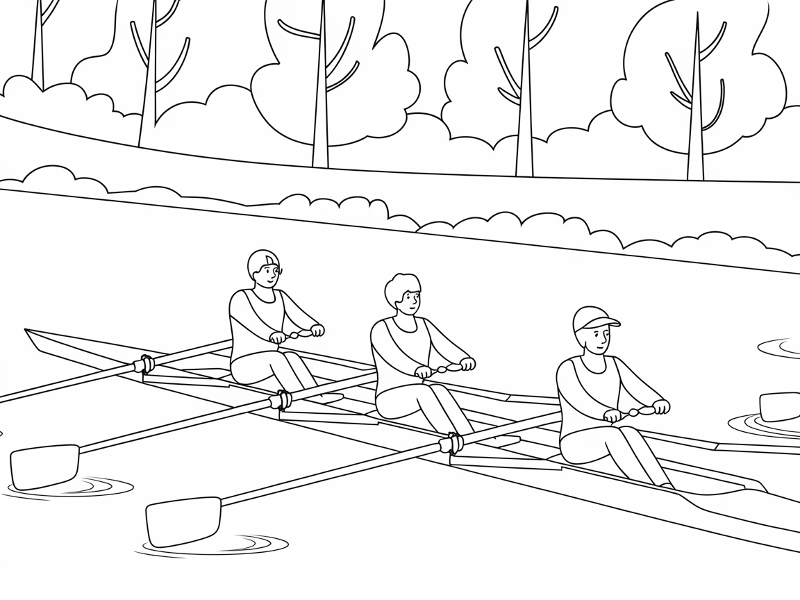 Row Your Way to Relaxation with This Scenic Crew Scene