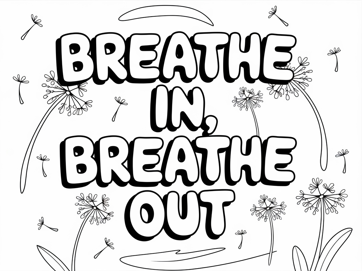 Relaxing Dandelion Affirmation