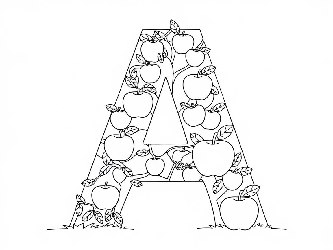 A is for Apple: Letter Art Adventure