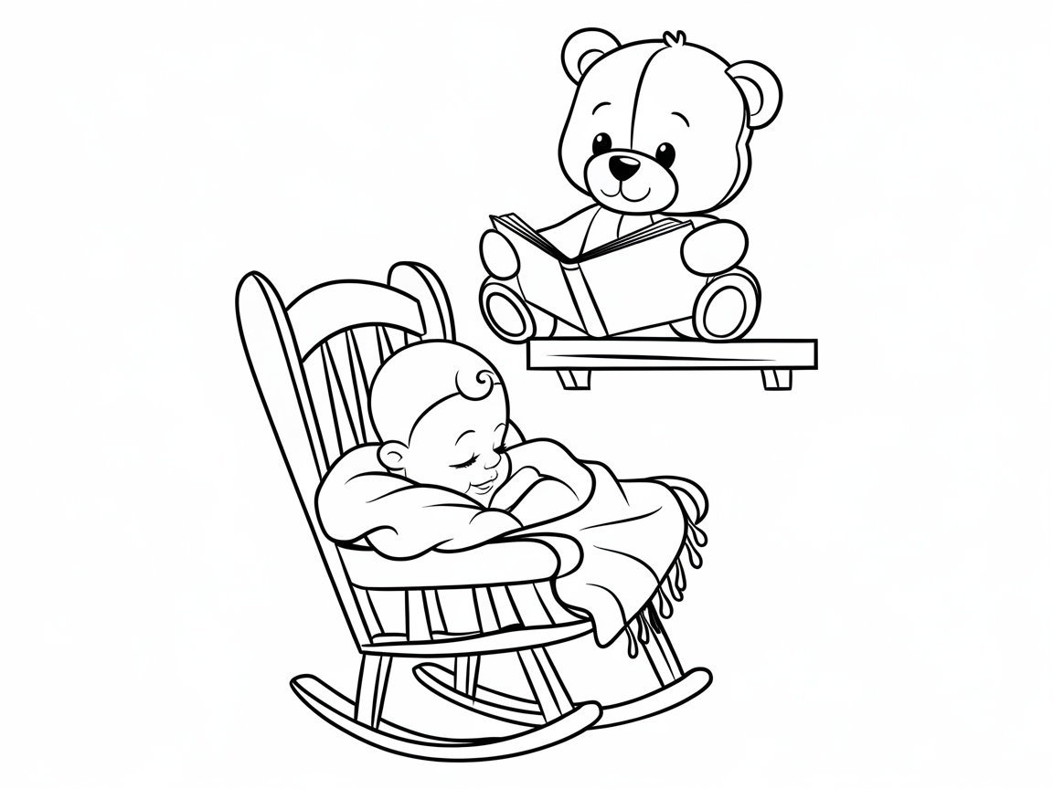 Cozy Nap Time: Baby and Teddy Bear Storytime