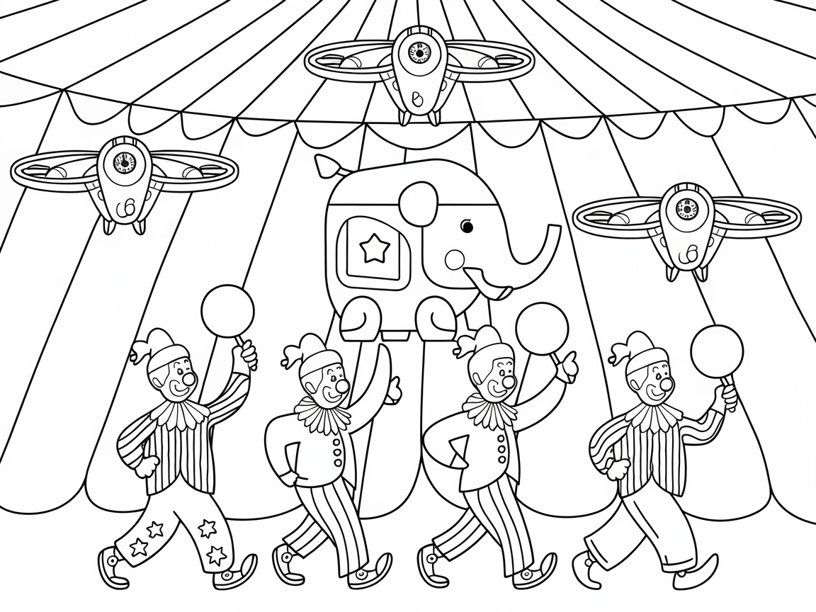 Step Right Up to This Techy Circus Parade