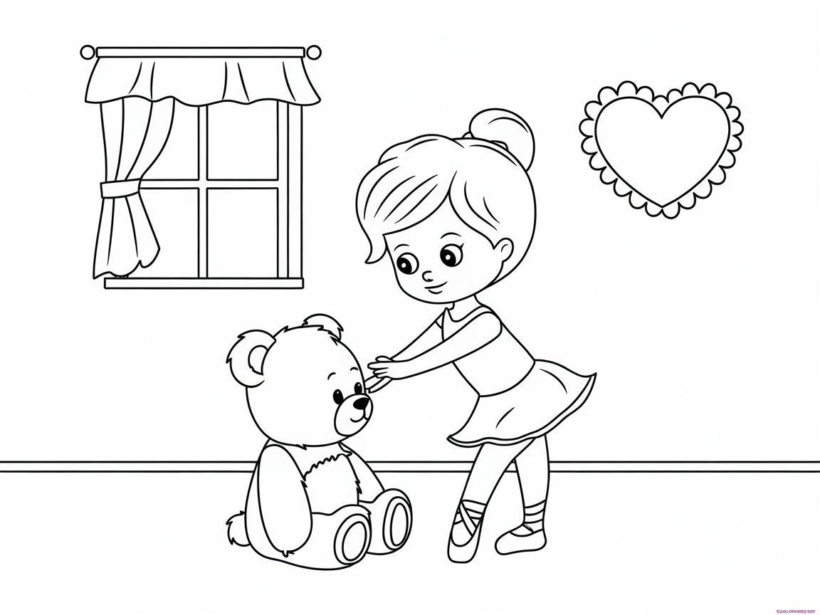 Dance and Cuddle With This Ballerina and Teddy Friend