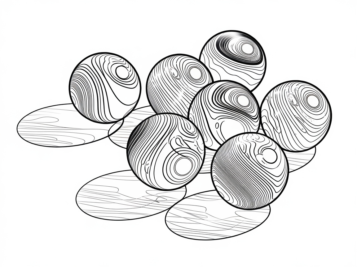 Dive into Swirls with These Marbled Balls