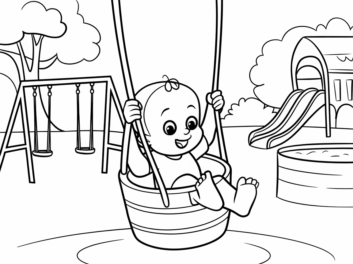 Swinging High: Baby