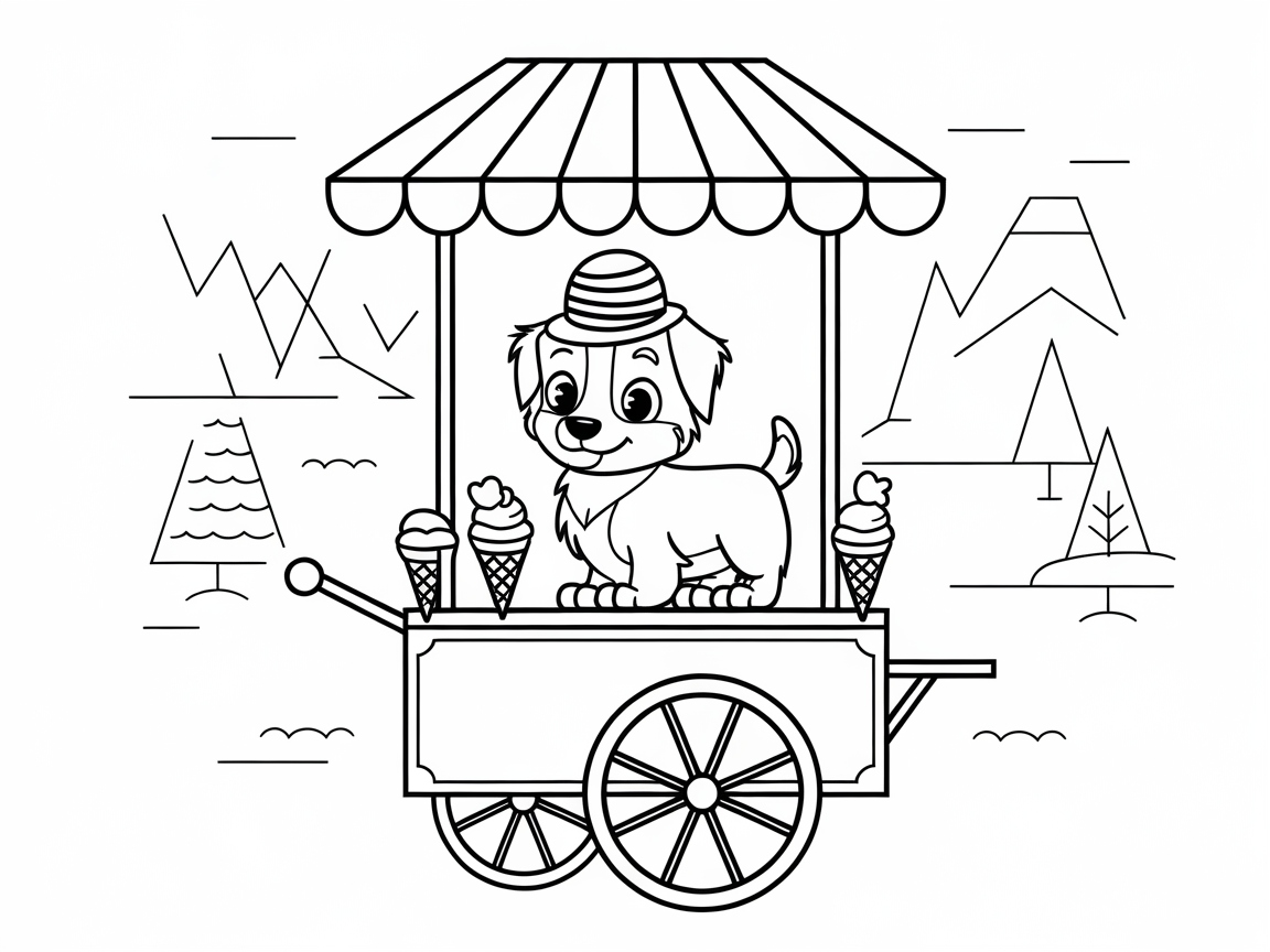 Serve Sweet Treats with This Ice Cream Vendor Pup
