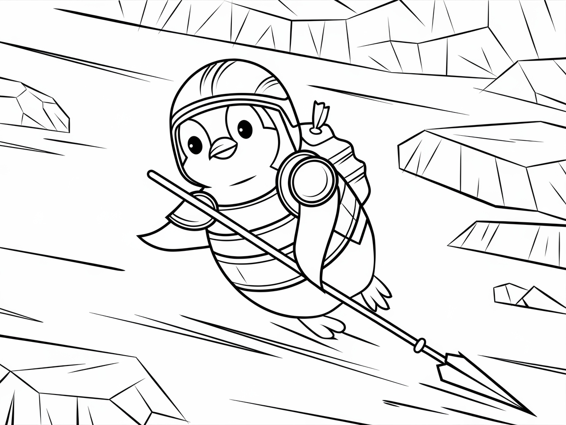 Join the Adventure with This Armored Penguin Explorer