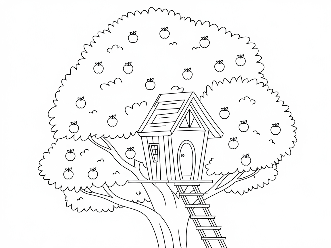 Adventure Awaits in This Cozy Treehouse Scene