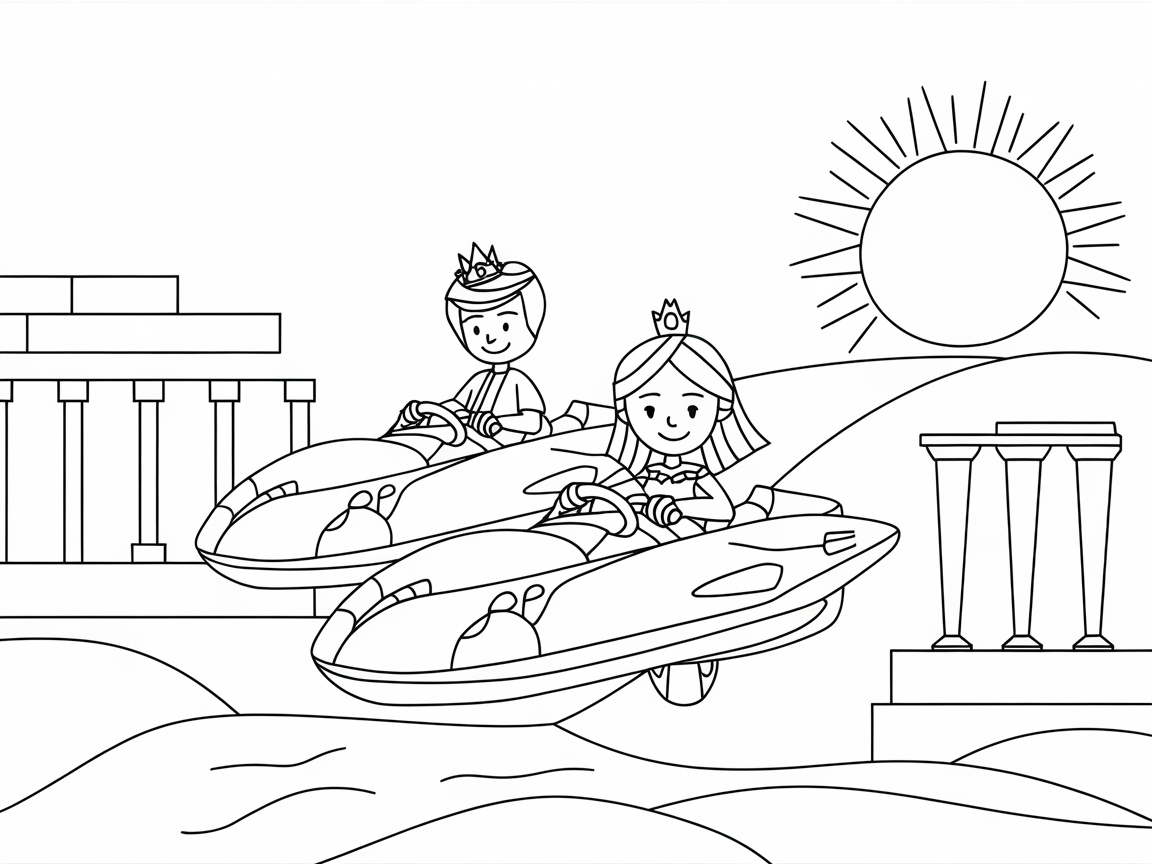 Jet-Setting Royals on a Grand Adventure