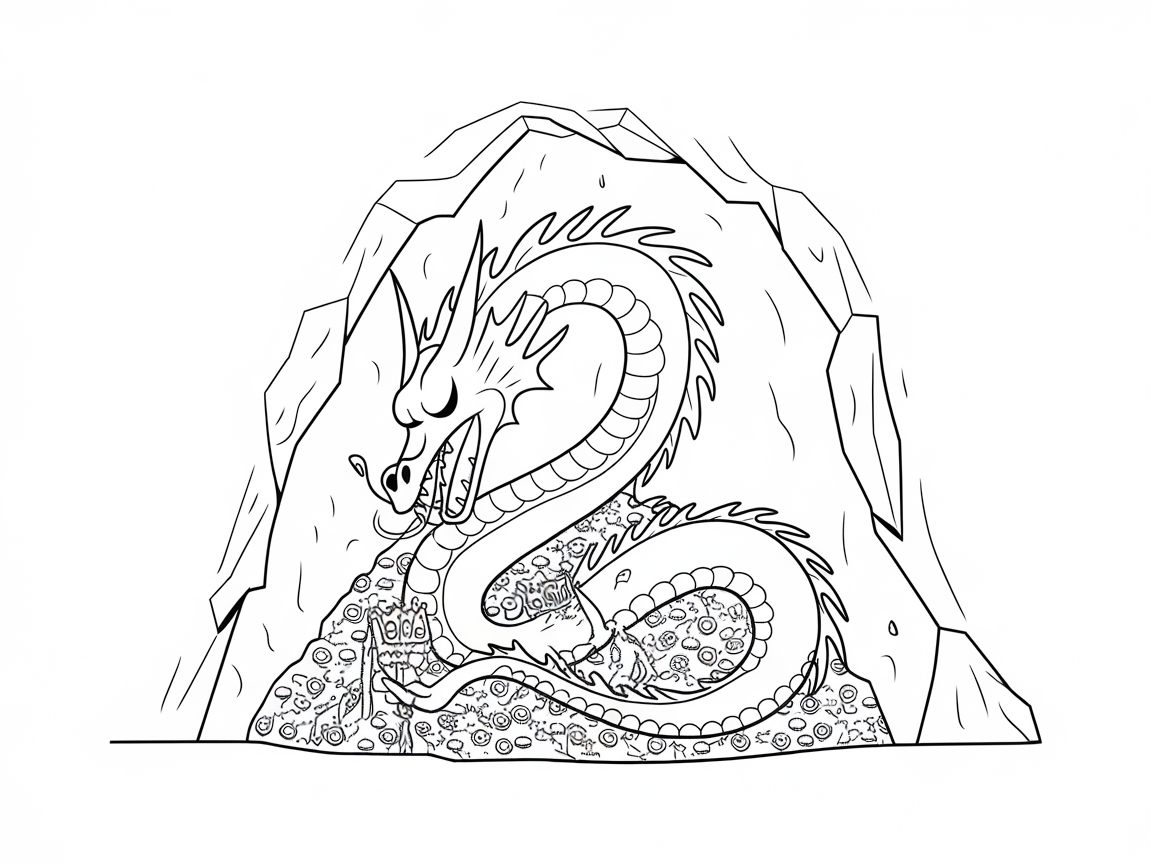 Guard the Treasure with This Dragon