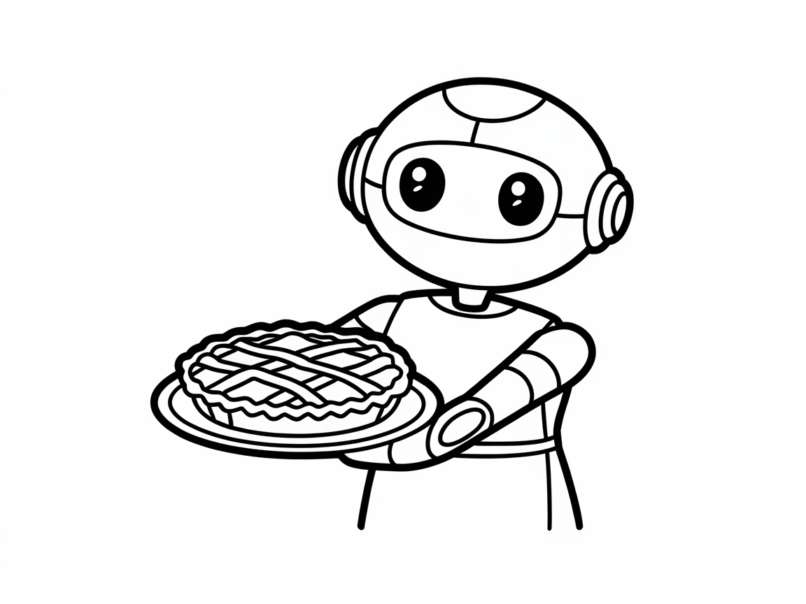 Meet Your Robo-Baker: A Fun Alien Kitchen Scene
