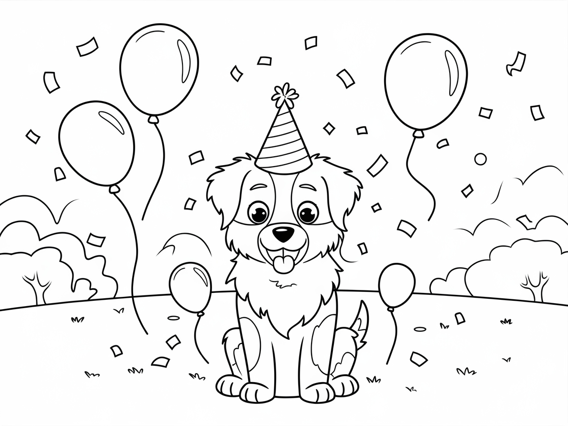 Party Time: Australian Shepherd Puppy Celebration