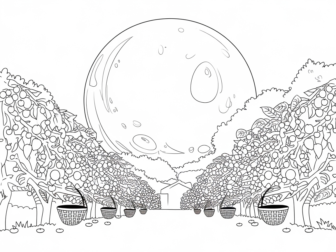 Moonlit Orchard Adventure Awaits