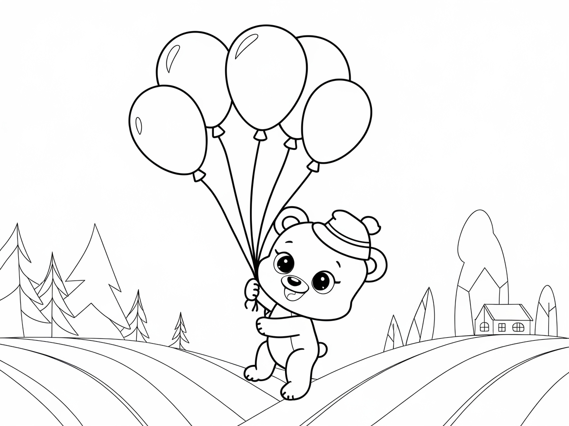 Float Away with This Balloon-Bearing Bear