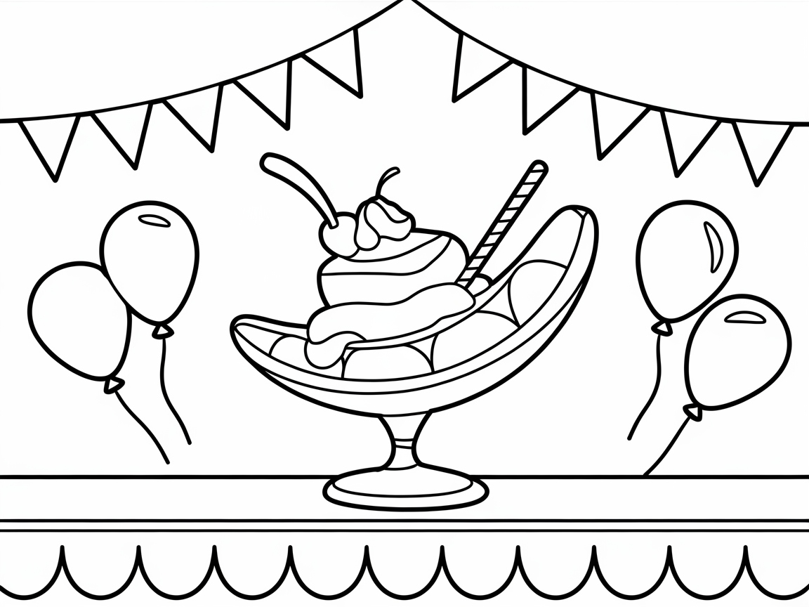 Celebrate with This Party-Ready Banana Split Page