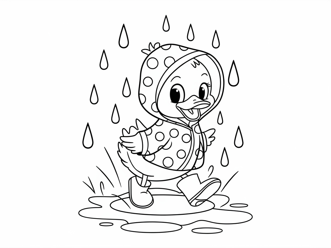 Jump into Fun with This Rainy Day Duck